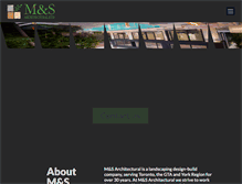 Tablet Screenshot of msarchitectural.com